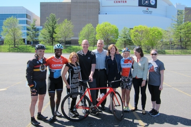 image of Joe and a Comcast initiative to support the youth program (2017)