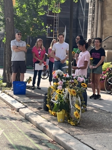 CHOP colleagues, family, and friends gather at a Philly Bike Action two-year memorial for Dr. Barbara Friedes, July 2026.