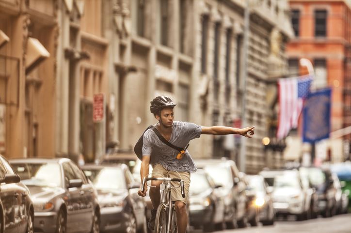 Cyclist in the City