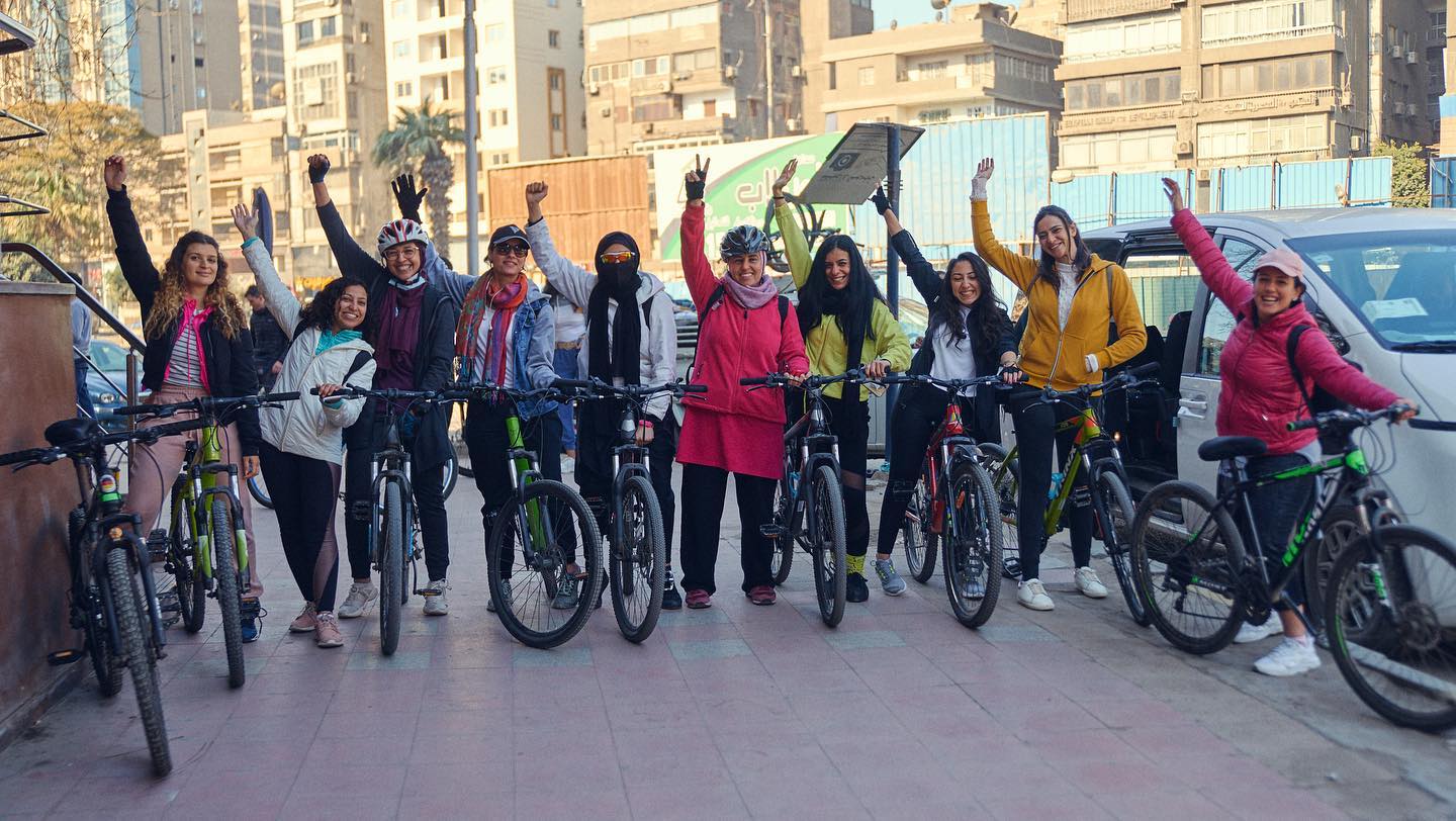 group of bike riders