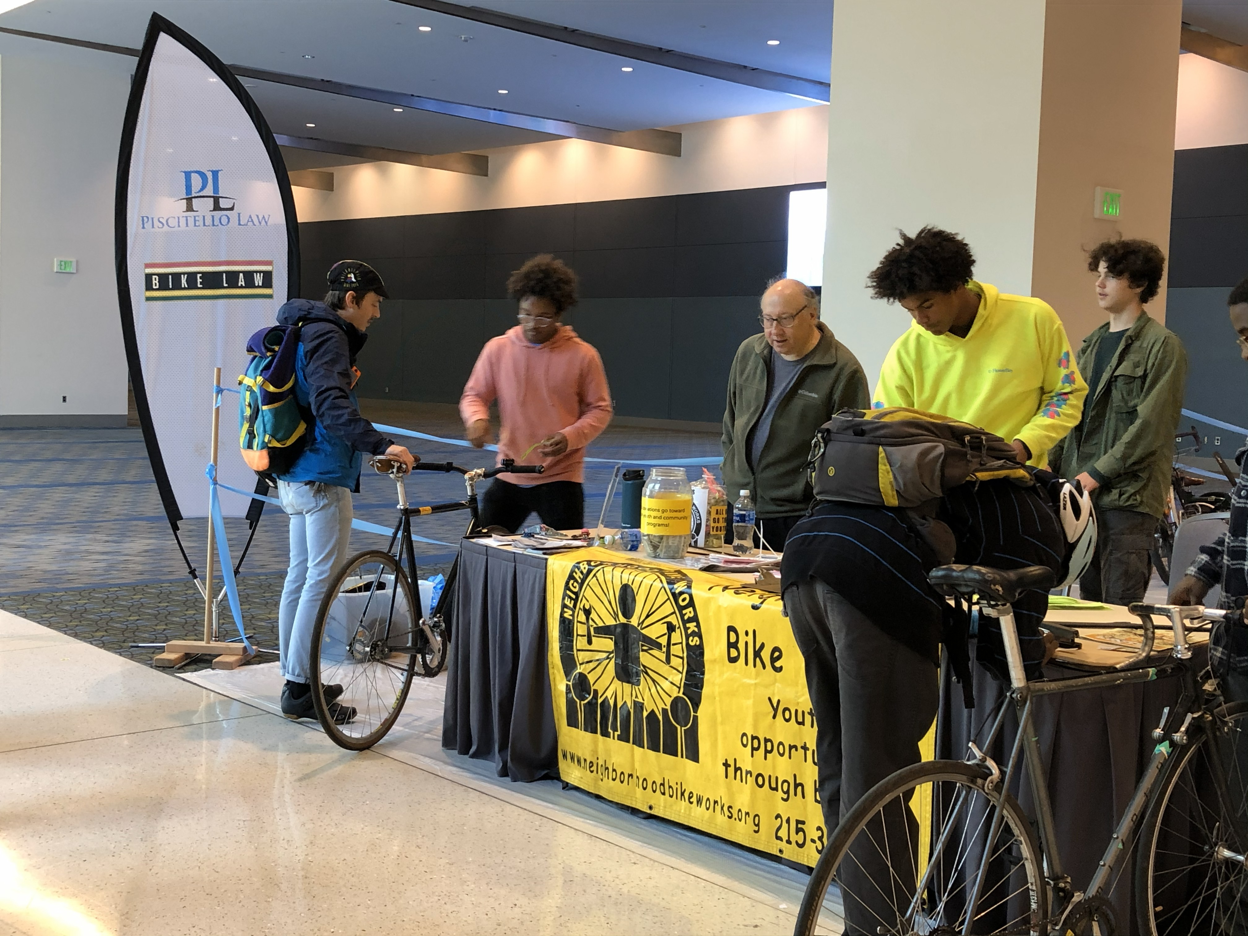 NBW has great visibility on the ground floor of the convention center